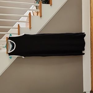 Calvin Klein, Black and White Maxi Dress, Size, XLarge